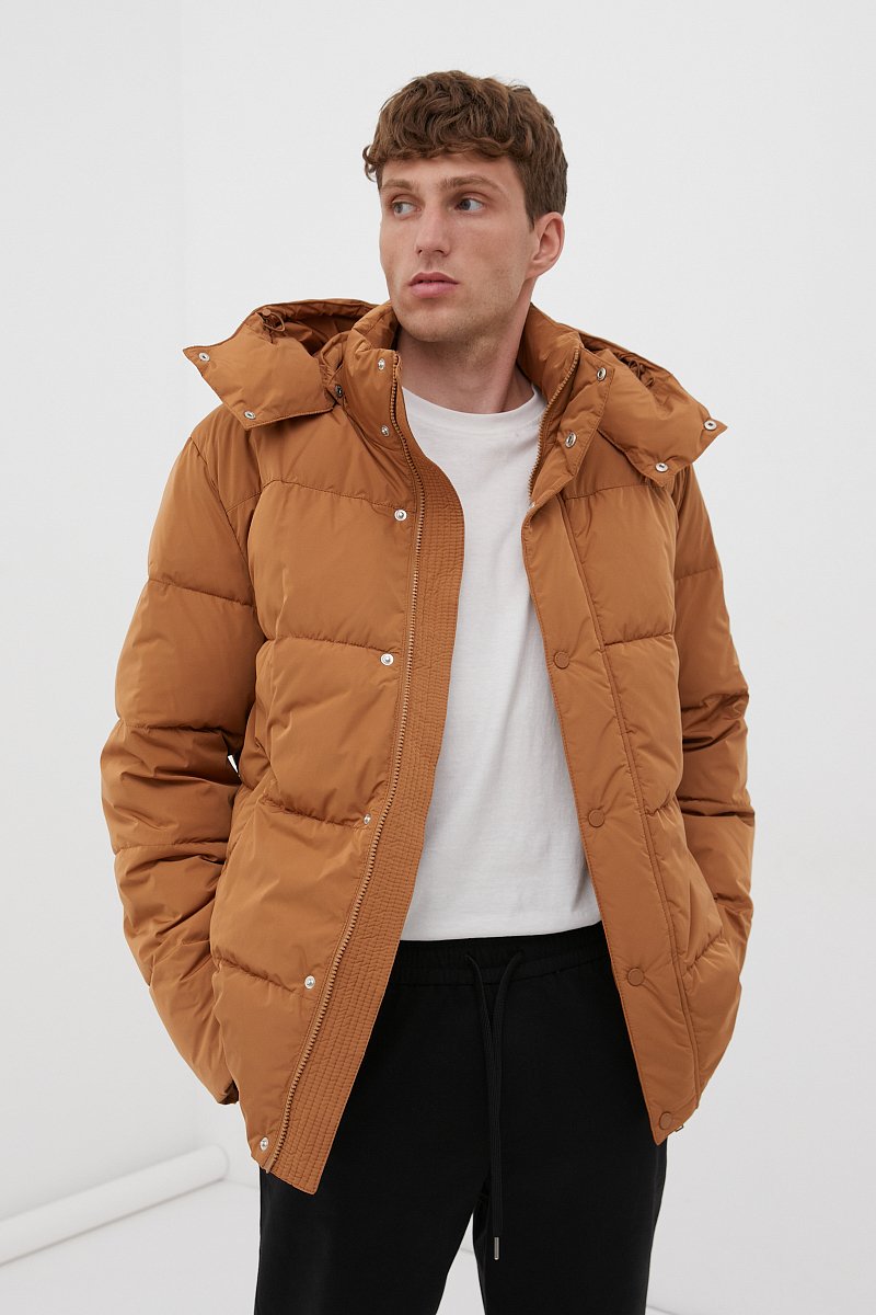 Утепленная куртка с капюшоном, Модель FAC21004, Фото №1