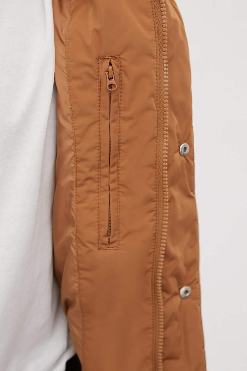 Утепленная куртка с капюшоном, Модель FAC21004, Фото №7