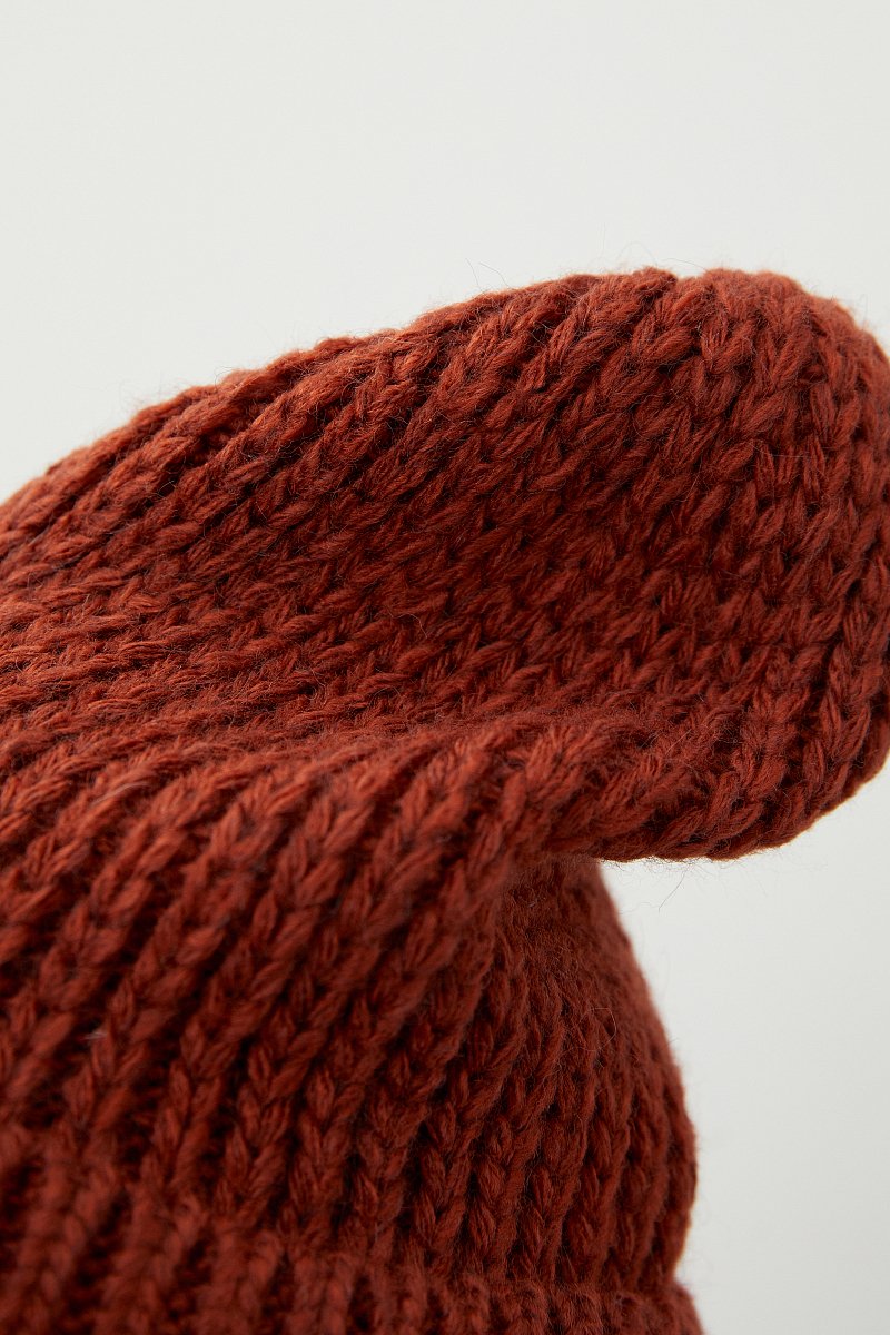 Базовая шапка с шерстью, Модель FAC111109, Фото №3