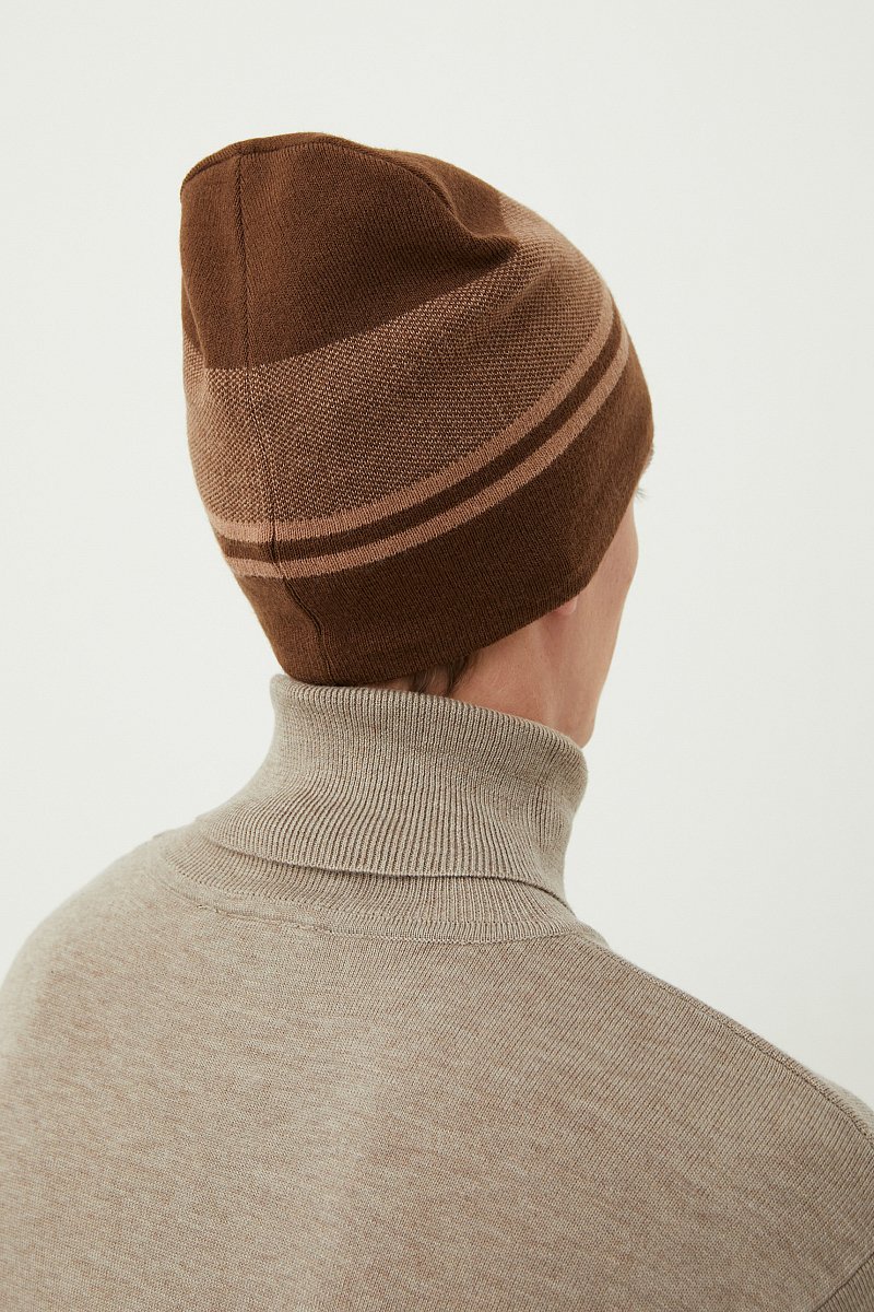Базовая шапка  в полоску, Модель FAC21167, Фото №3