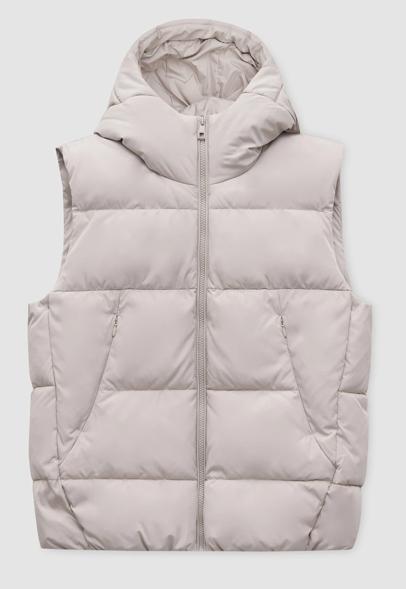 Утепленный жилет с капюшоном, Модель FAC13011, Фото №7