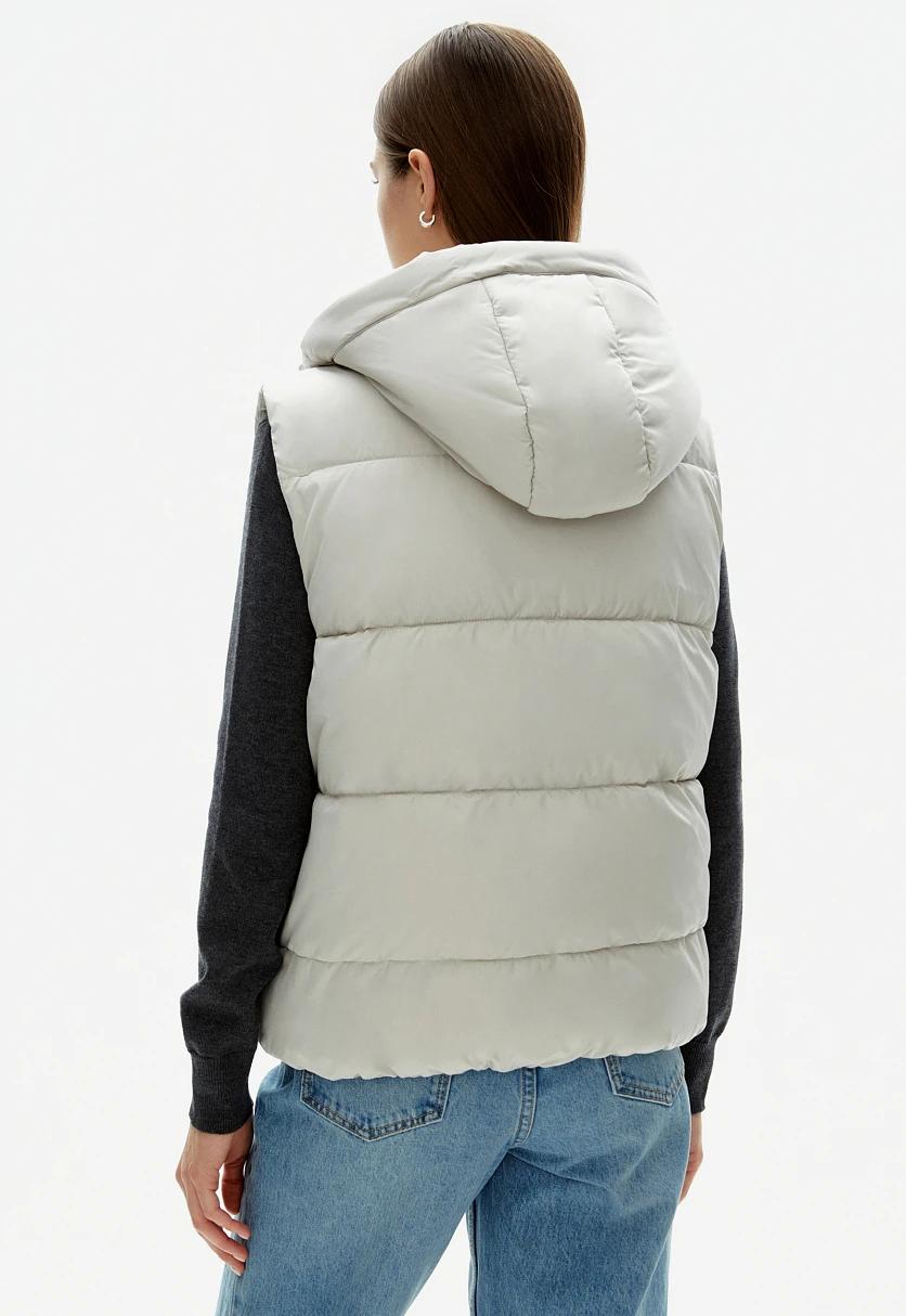 Утепленный жилет с капюшоном, Модель FAC13011, Фото №5