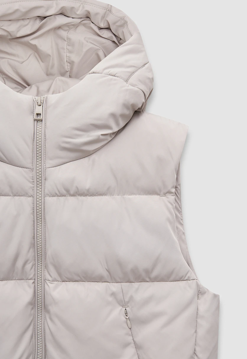 Утепленный жилет с капюшоном, Модель FAC13011, Фото №6