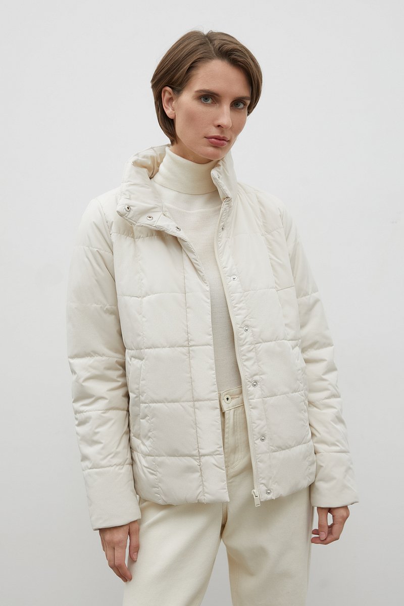 Куртка утепленная с воротником-стойкой, Модель FAC11026, Фото №1