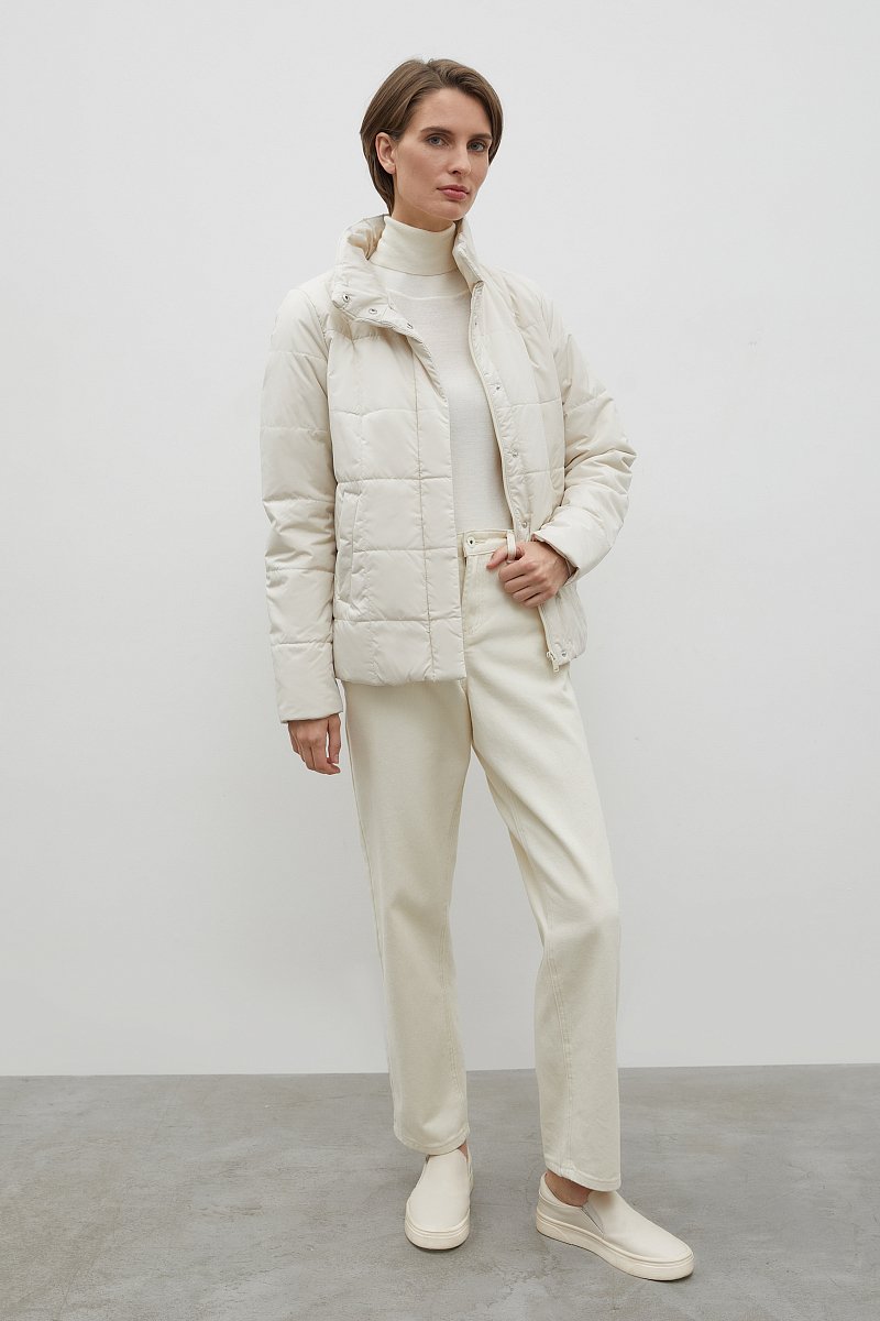 Куртка утепленная с воротником-стойкой, Модель FAC11026, Фото №2