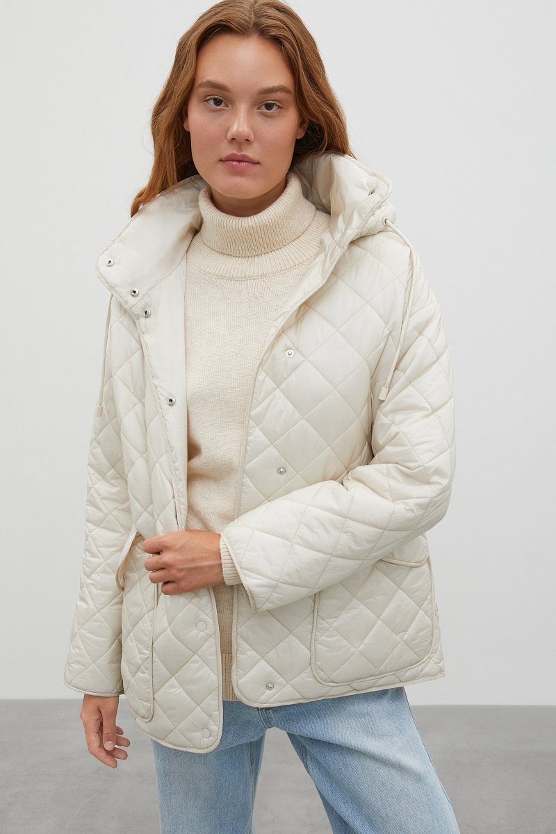 Утепленная куртка со съемным капюшоном, Модель FAC11097B, Фото №1