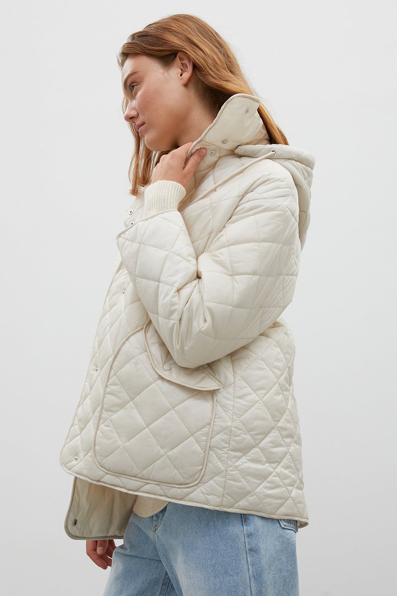 Утепленная куртка со съемным капюшоном, Модель FAC11097B, Фото №4