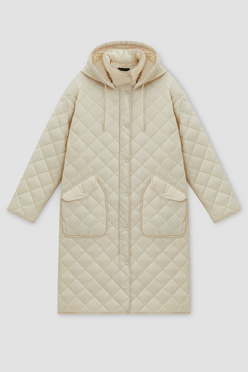 Стеганое утепленное пальто, Модель FAC12027, Фото №8