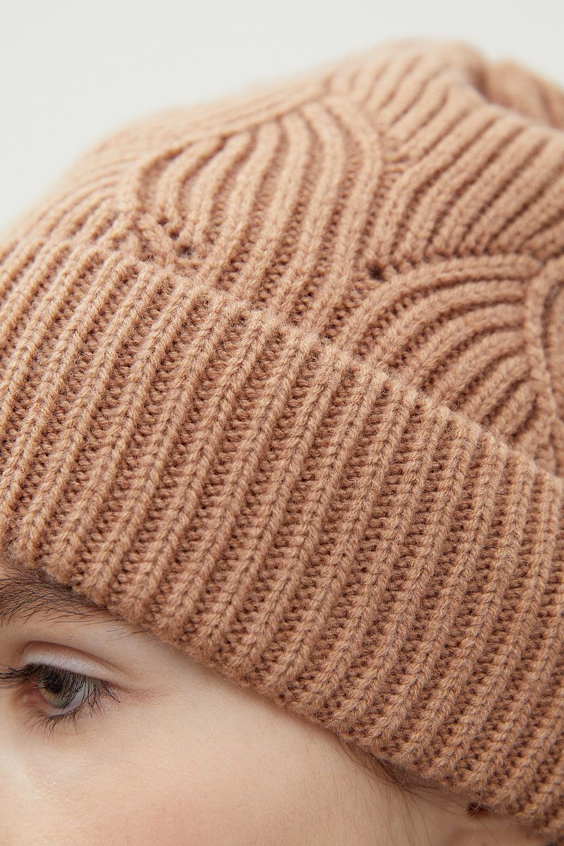 Базовая шапка с шерстью, Модель FAC111103, Фото №3