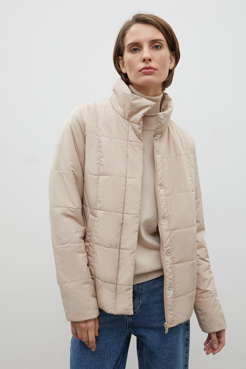 Куртка утепленная с воротником-стойкой, Модель FAC11026, Фото №1