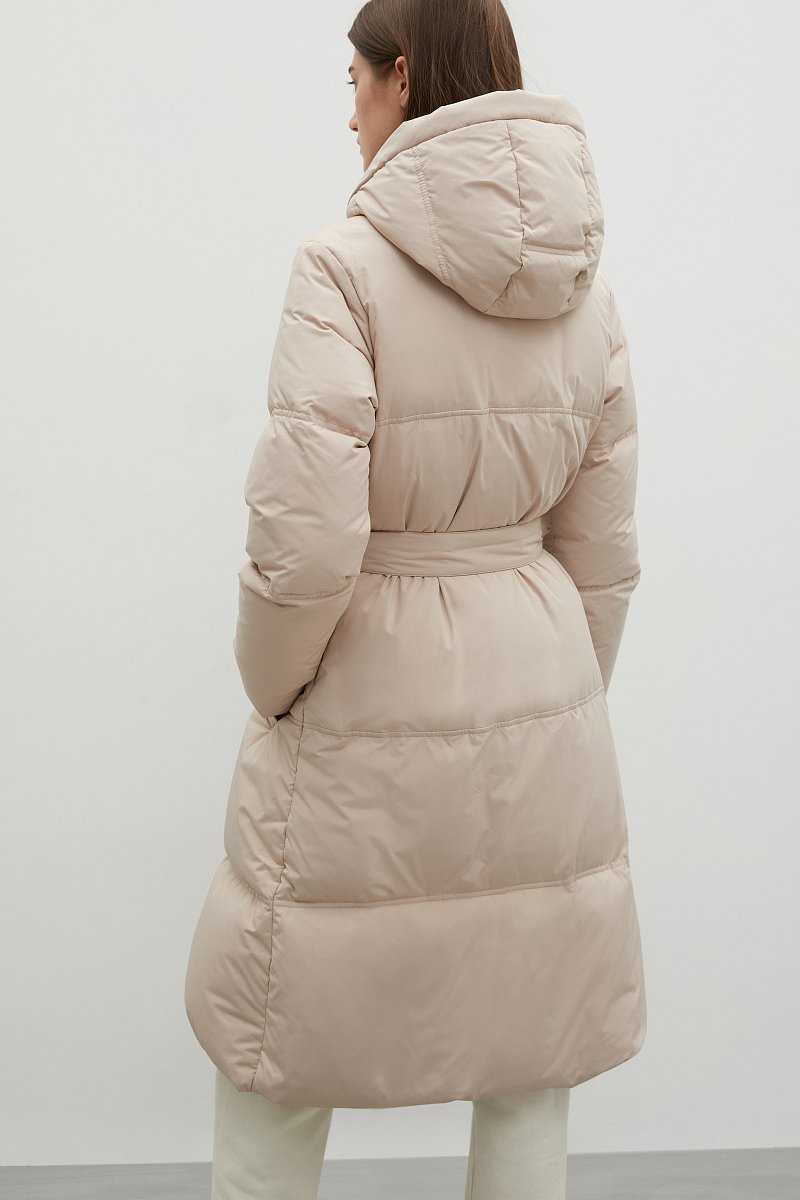 Утепленное пальто с капюшоном, Модель FAC11027, Фото №5
