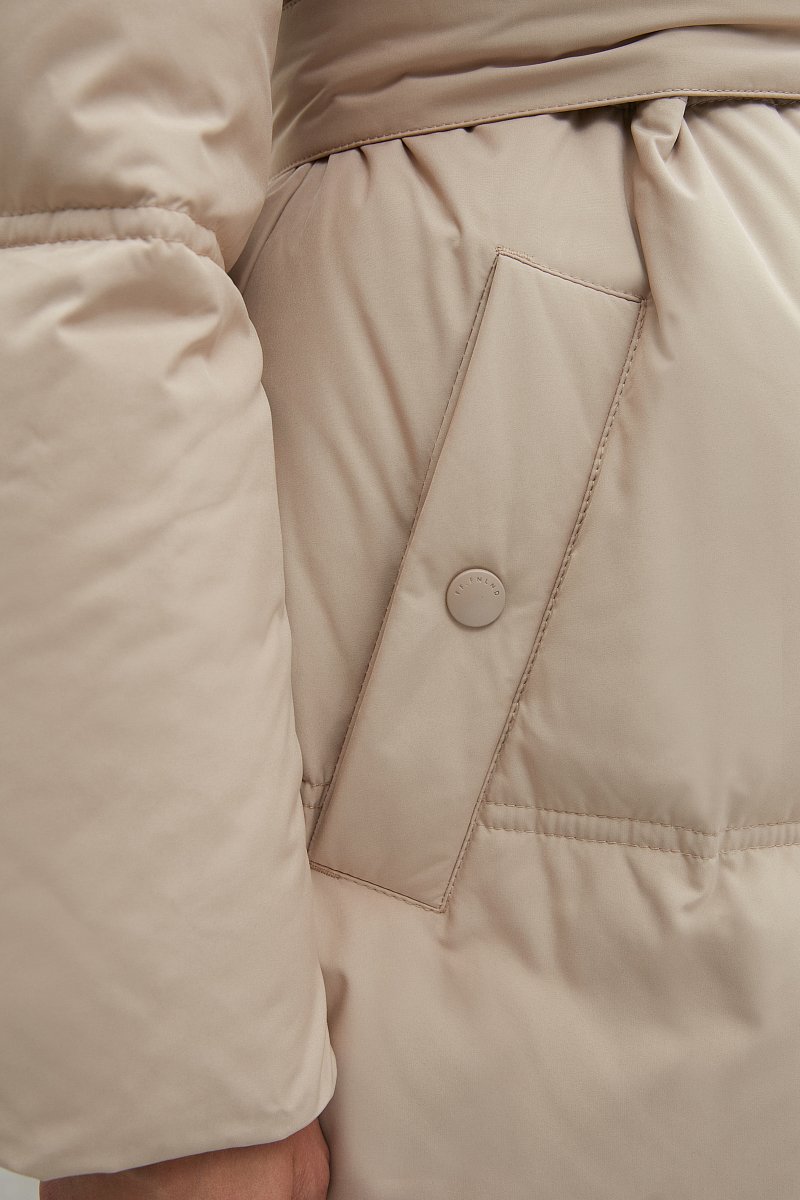 Утепленное пальто с капюшоном, Модель FAC11027, Фото №6