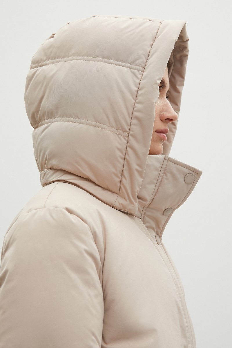 Утепленное пальто с капюшоном, Модель FAC11027, Фото №8