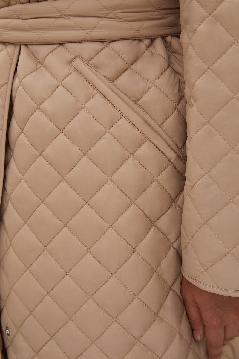 Стеганое утепленное пальто, Модель FAC11095B, Фото №6