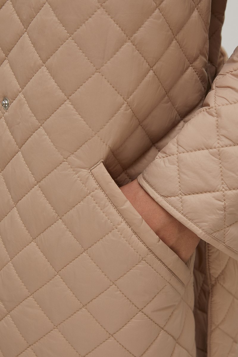 Стеганое утепленное пальто, Модель FAC11095, Фото №6