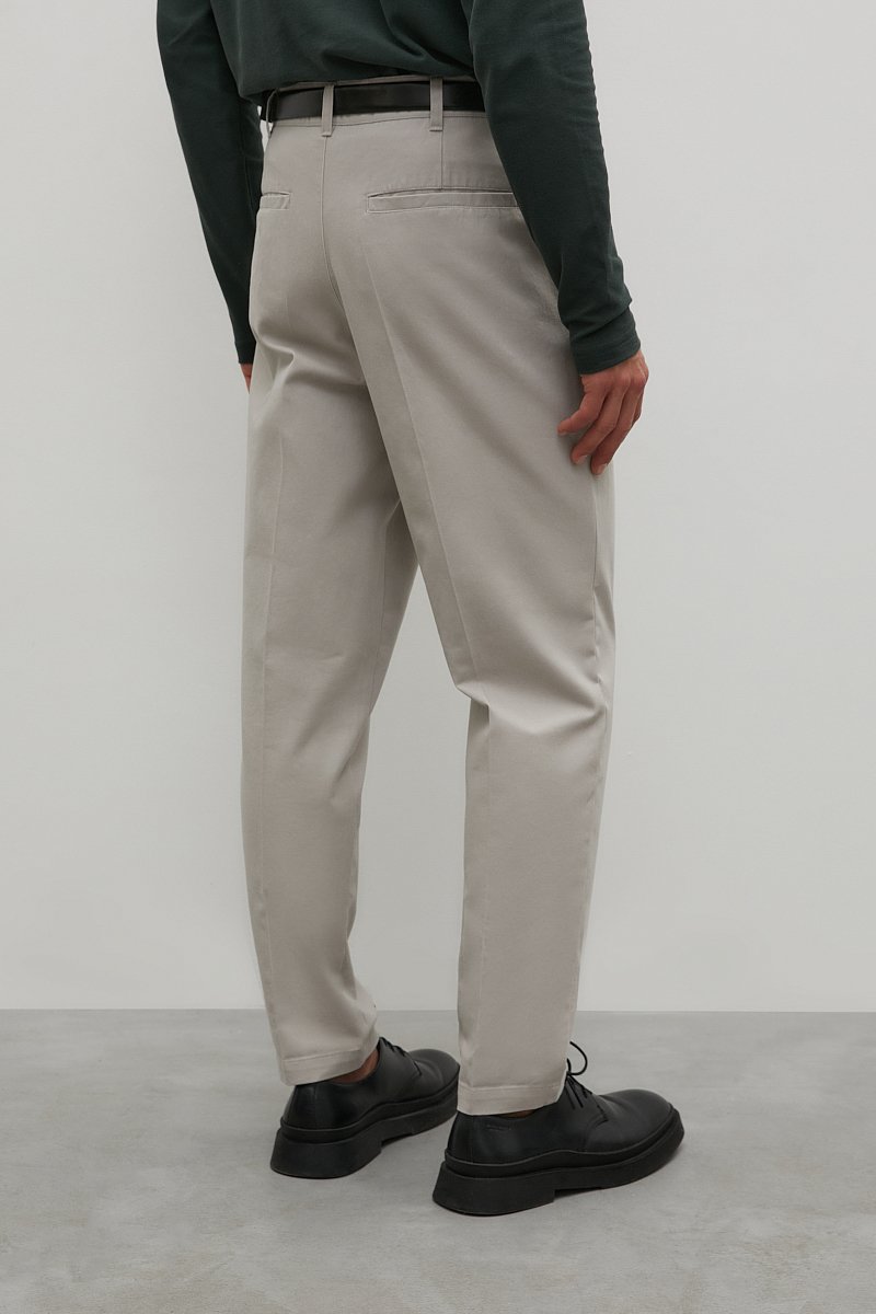 Хлопковые брюки с защипами, Модель FAC22025, Фото №5