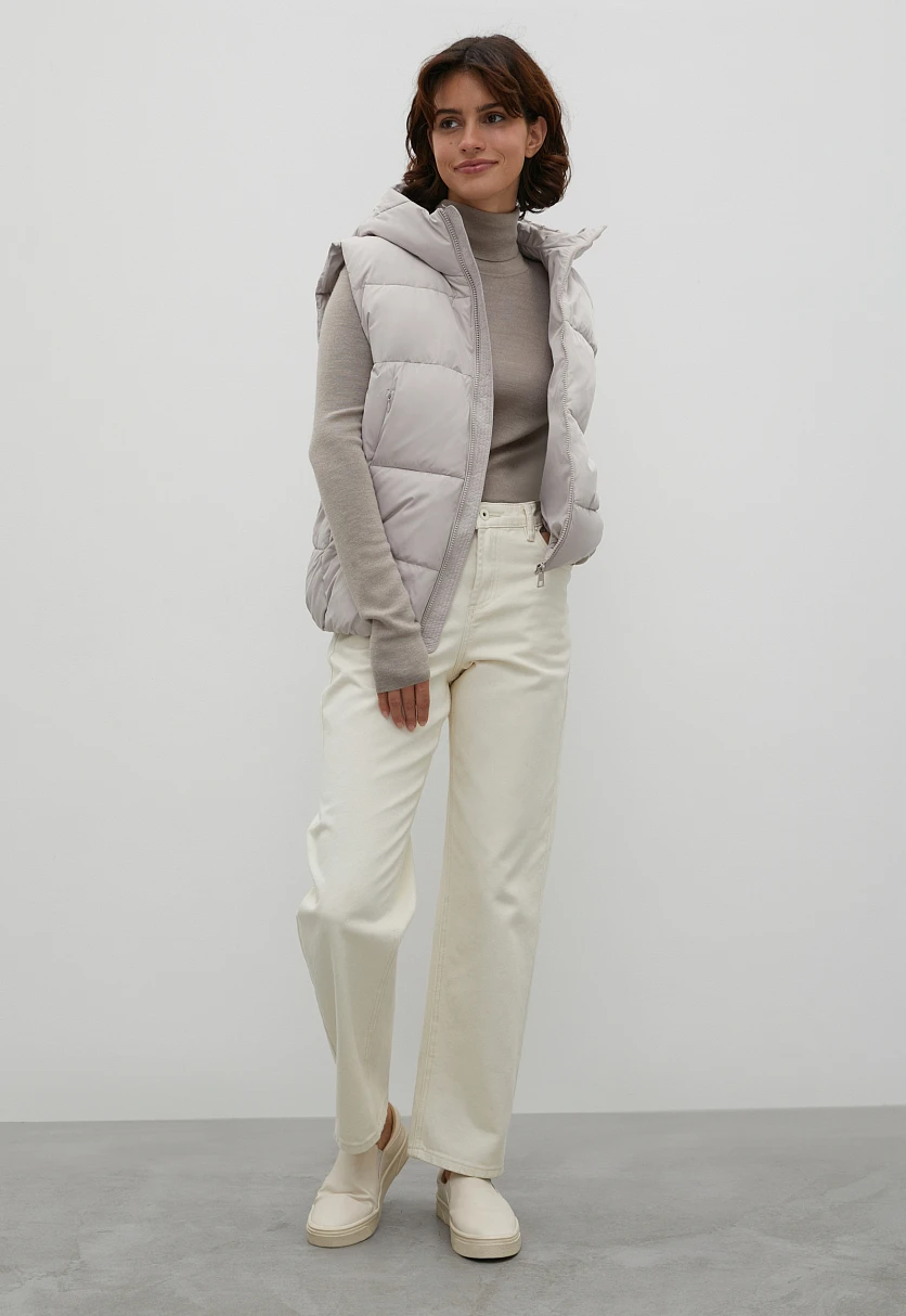 Утепленный жилет с капюшоном, Модель FAC13011, Фото №2