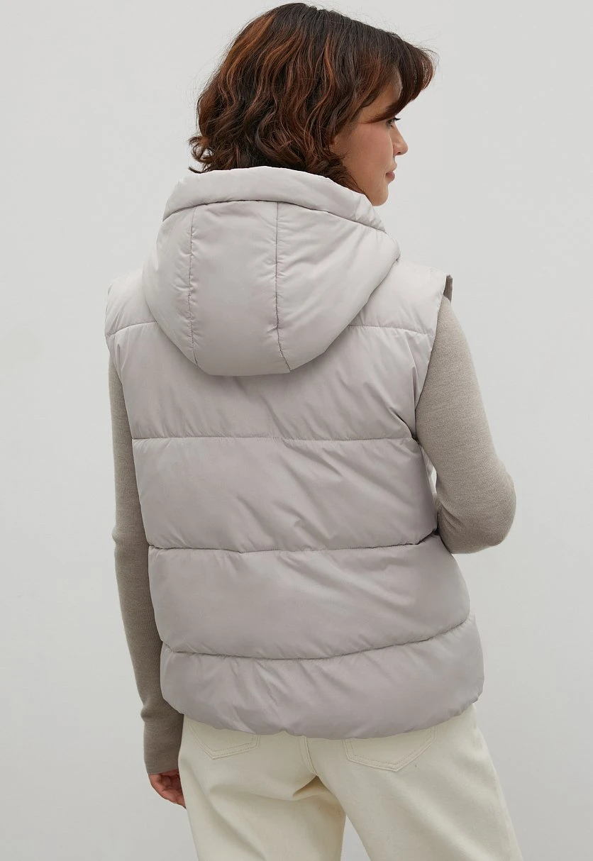 Утепленный жилет с капюшоном, Модель FAC13011, Фото №5