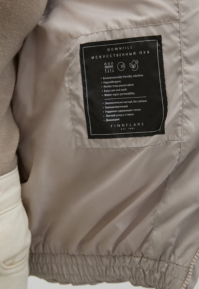 Утепленный жилет с капюшоном, Модель FAC13011, Фото №6