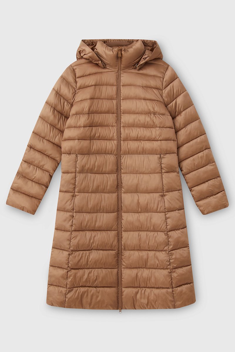 Утепленное пальто с капюшоном, Модель FAC11003, Фото №9