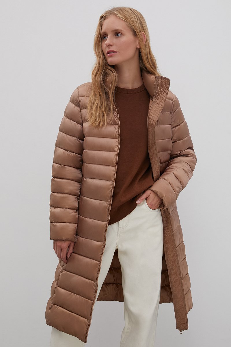 Утепленное пальто с капюшоном, Модель FAC11003, Фото №1
