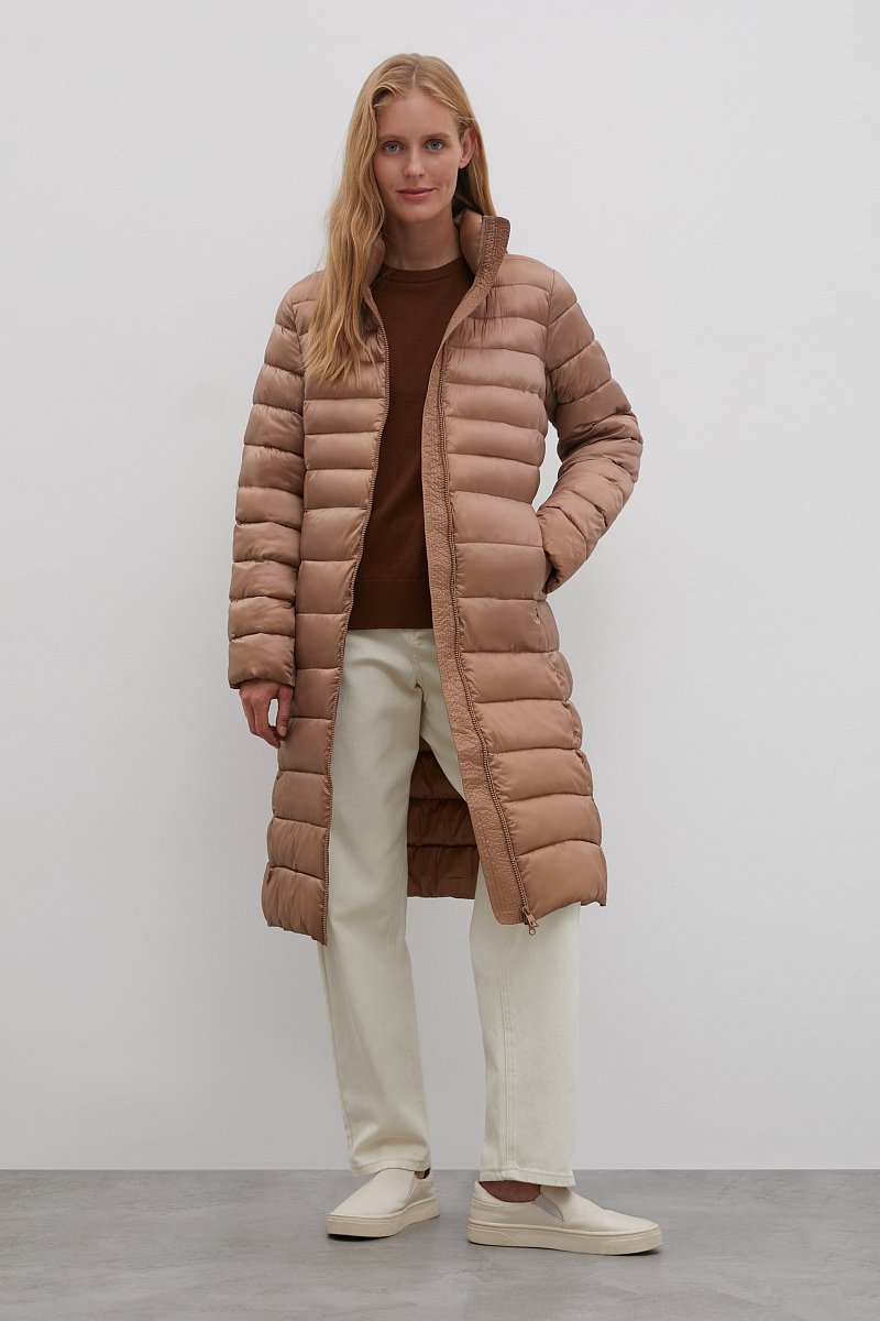 Утепленное пальто с капюшоном, Модель FAC11003, Фото №2
