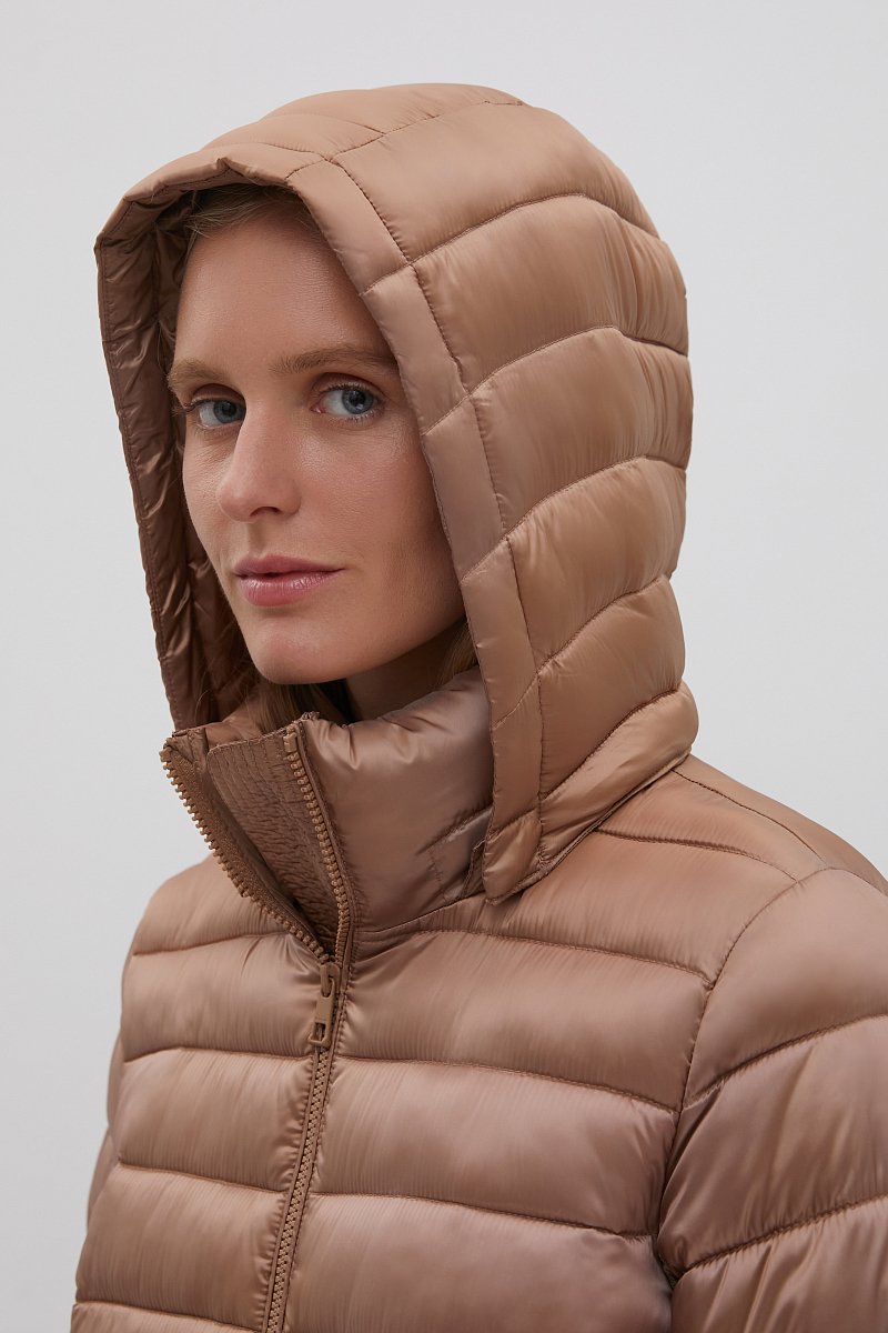 Утепленное пальто с капюшоном, Модель FAC11003, Фото №8