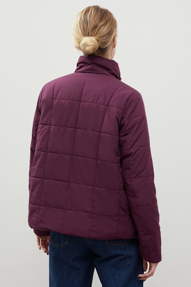 Куртка утепленная с воротником-стойкой, Модель FAC11026, Фото №5