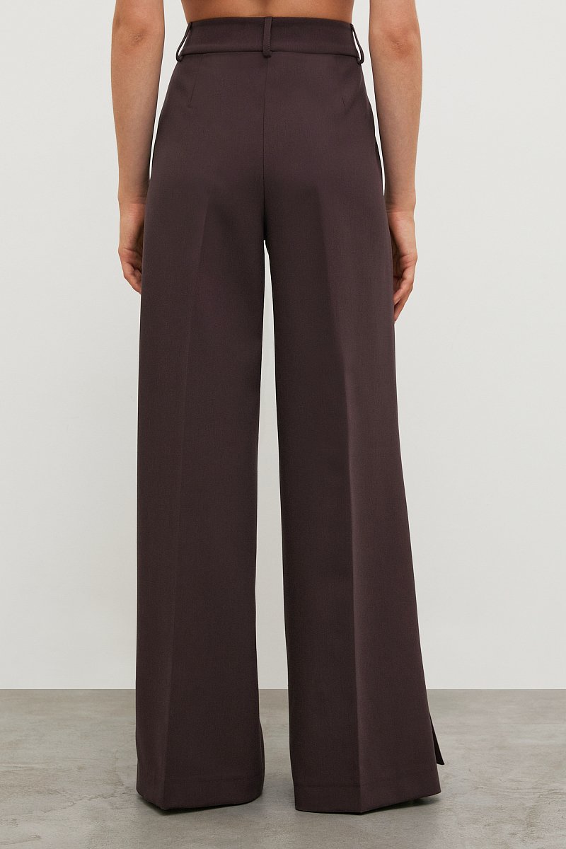 Брюки wide leg со стрелками, Модель FAC51037, Фото №4