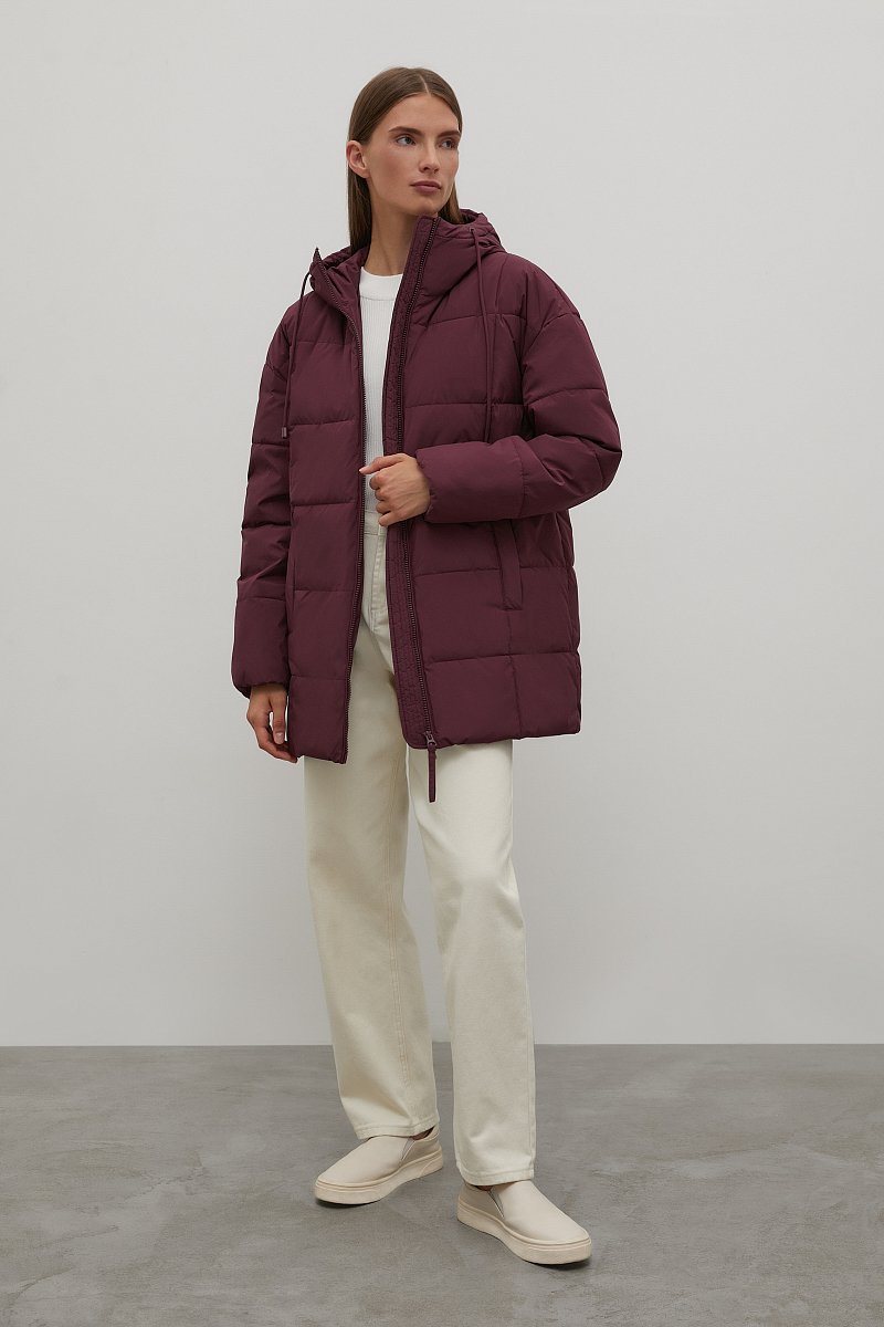 Утепленная куртка с капюшоном, Модель FAC12014, Фото №2
