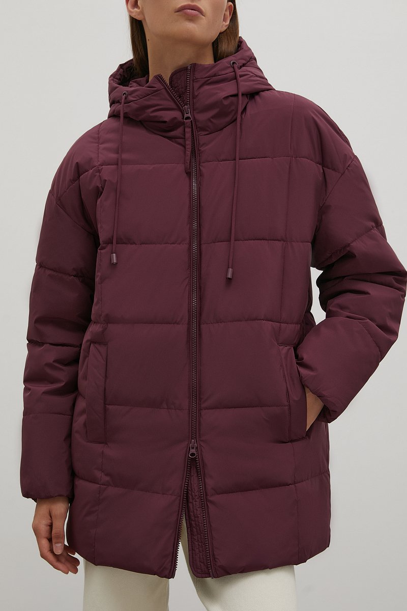 Утепленная куртка с капюшоном, Модель FAC12014, Фото №3