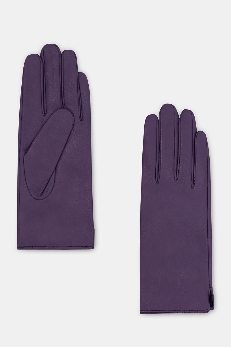 Демисезонные кожаные перчатки, Модель FAC11326, Фото №1