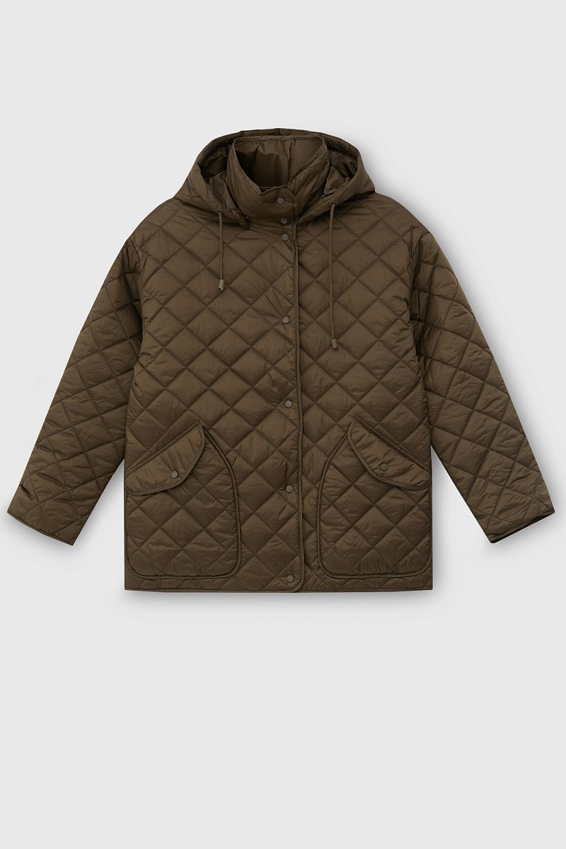 Утепленная куртка со съемным капюшоном, Модель FAC11097B, Фото №8