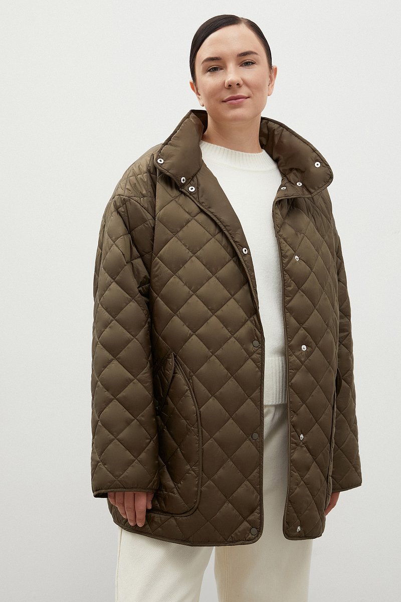 Утепленная куртка со съемным капюшоном, Модель FAC11097B, Фото №1