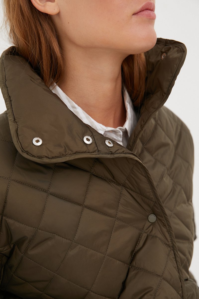 Утепленная куртка со съемным капюшоном, Модель FAC11097B, Фото №6