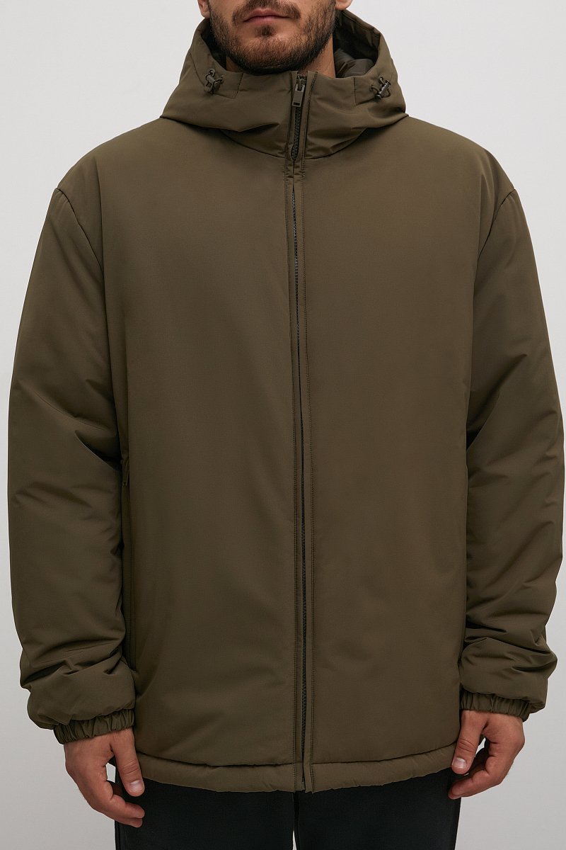Утепленная куртка с капюшоном, Модель FAC21006B, Фото №3