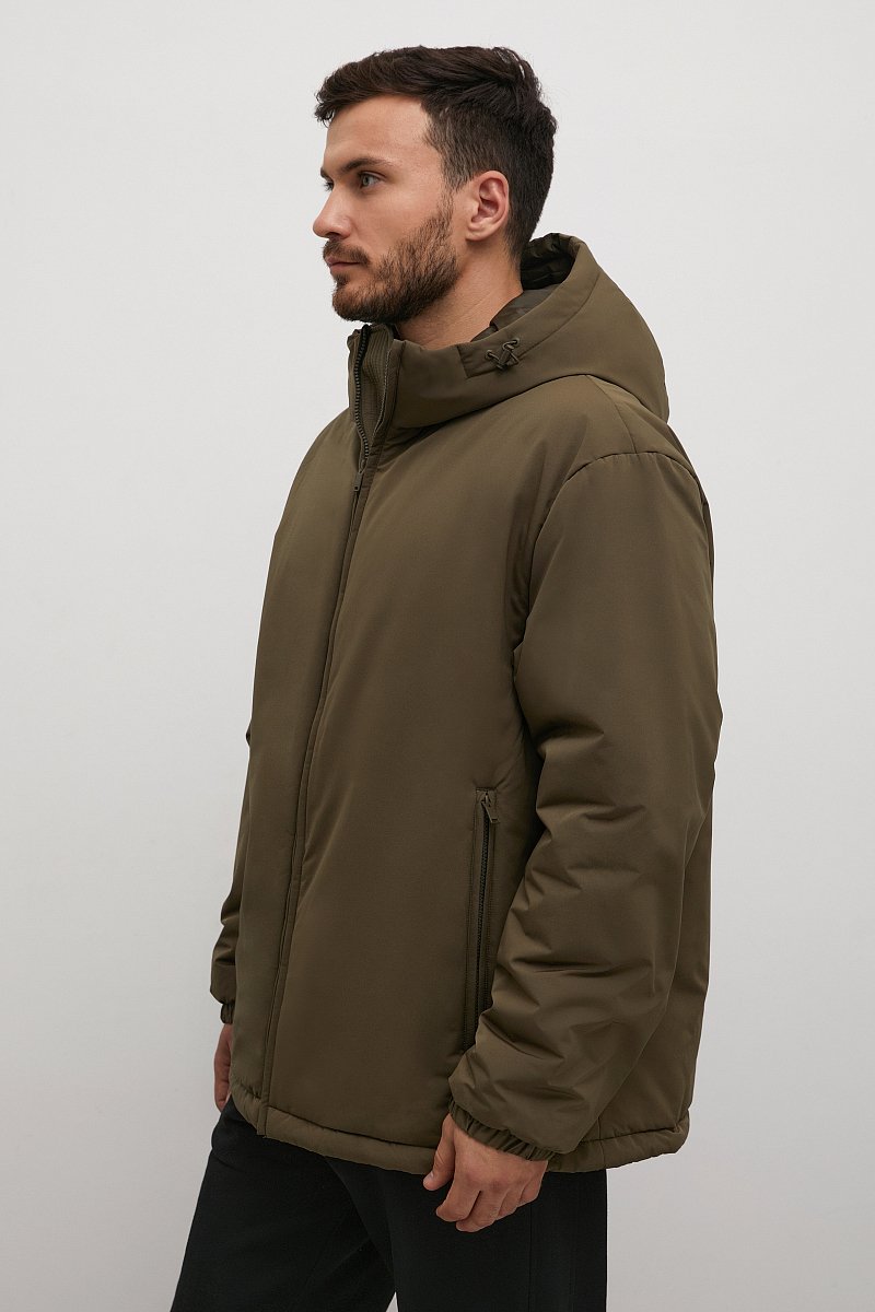 Утепленная куртка с капюшоном, Модель FAC21006B, Фото №4