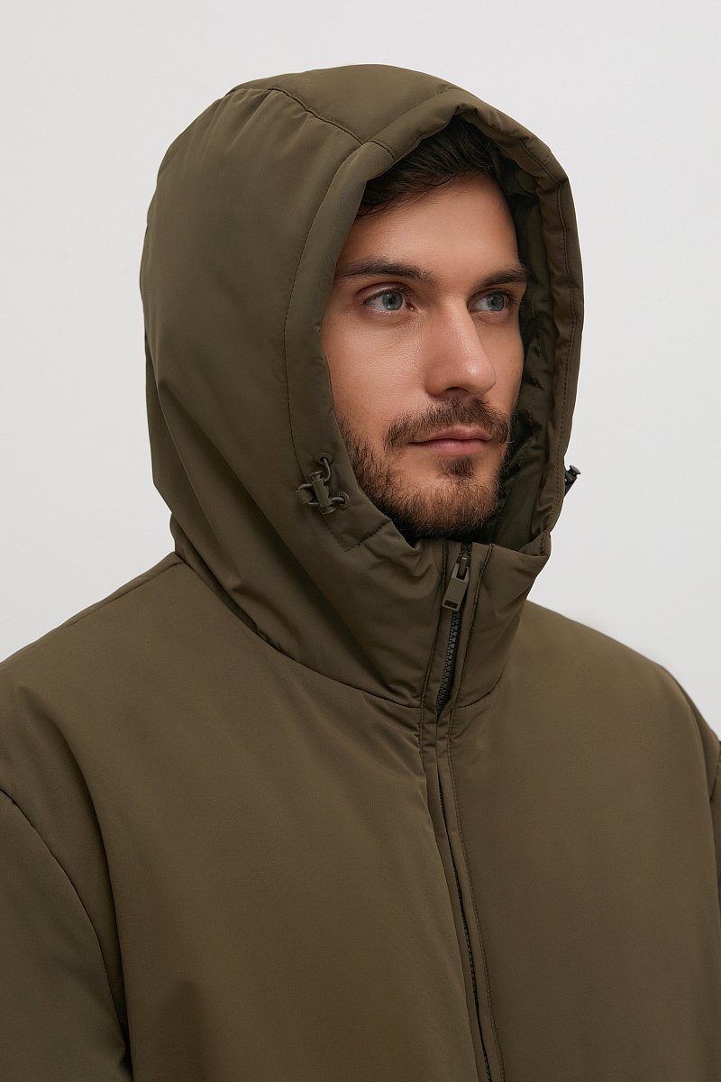 Утепленная куртка с капюшоном, Модель FAC21006B, Фото №8