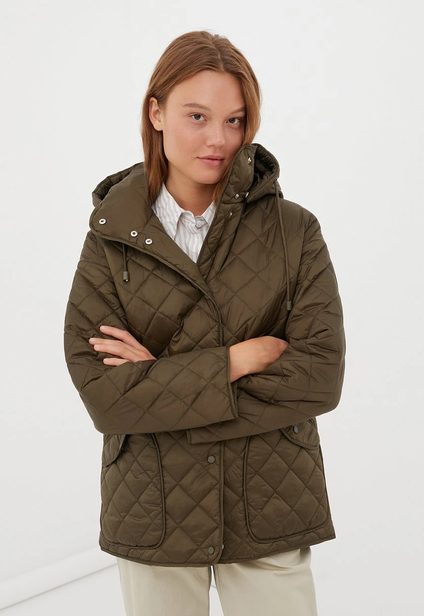 Утепленная куртка со съемным капюшоном, Модель FAC11097B, Фото №1