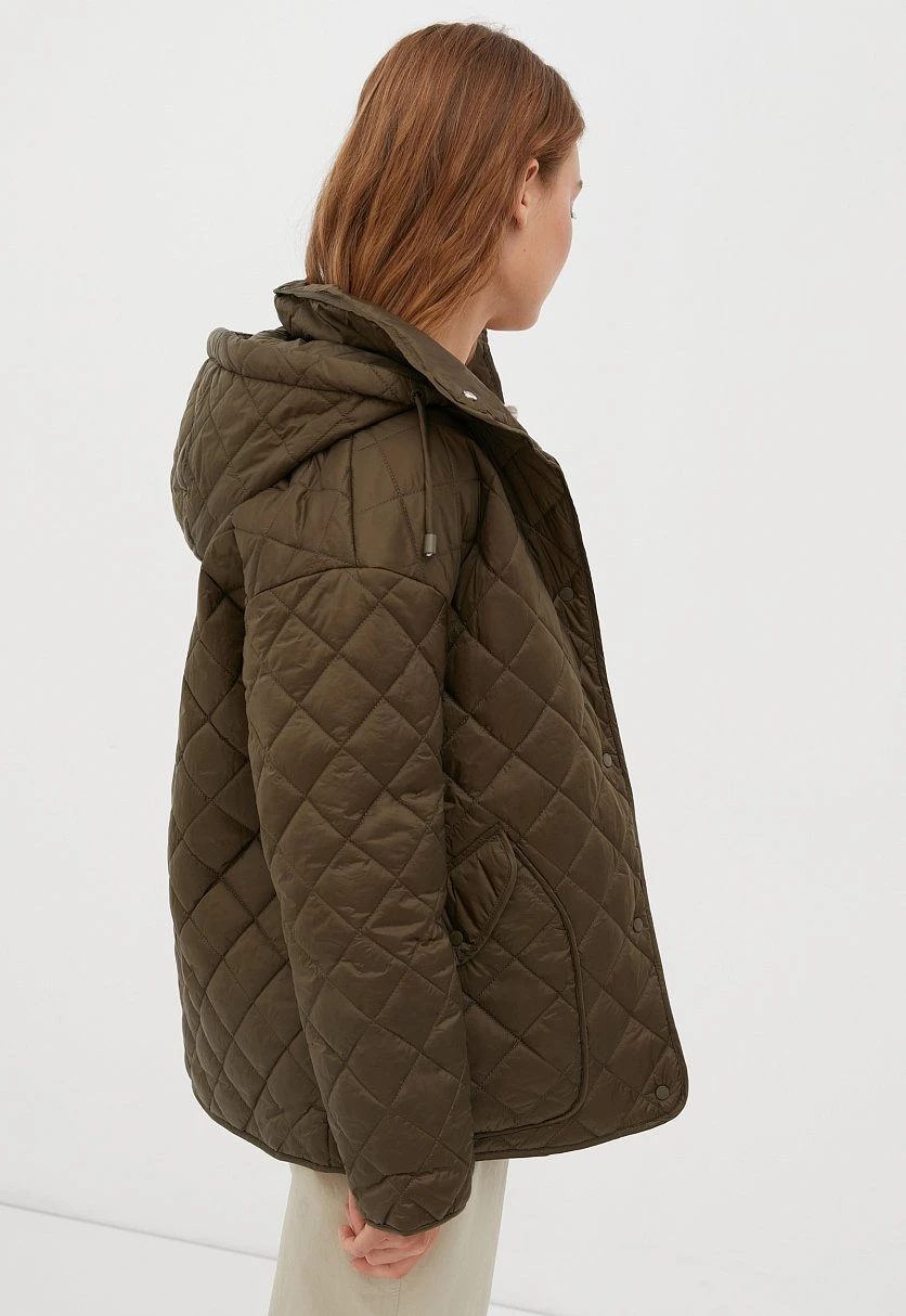 Утепленная куртка со съемным капюшоном, Модель FAC11097B, Фото №3