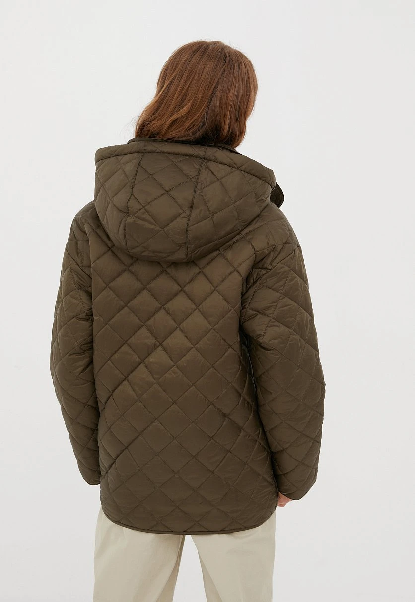 Утепленная куртка со съемным капюшоном, Модель FAC11097B, Фото №4