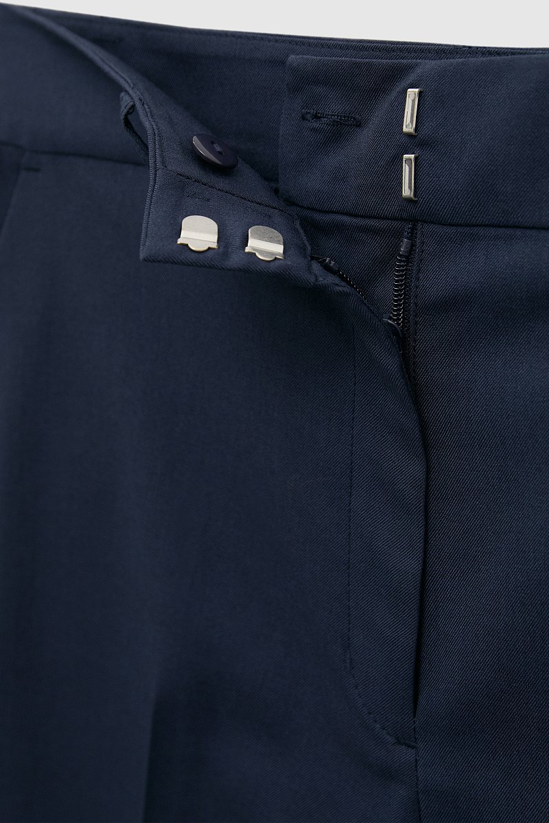 Женские брюки с высокой посадкой из вискозного тви, Модель FAD110167, Фото №5