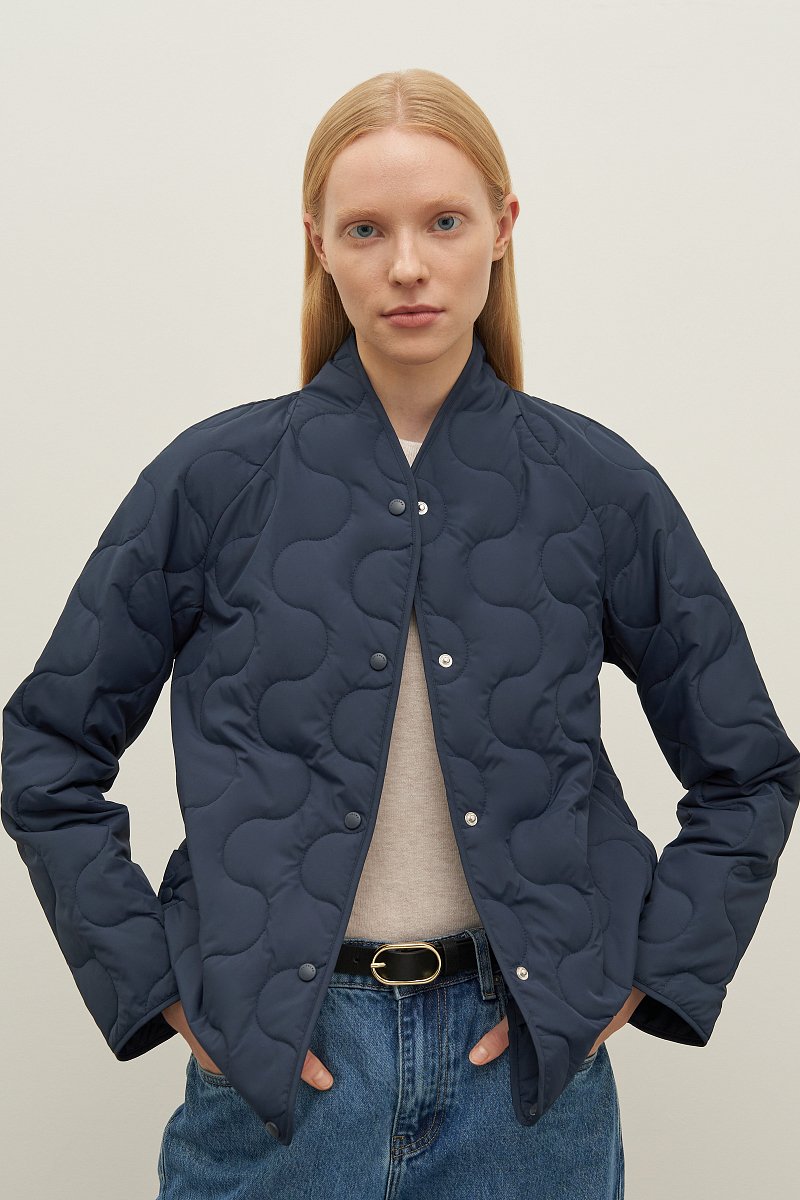 Куртка утепленная с воротником стойкой, Модель FAD110212, Фото №1