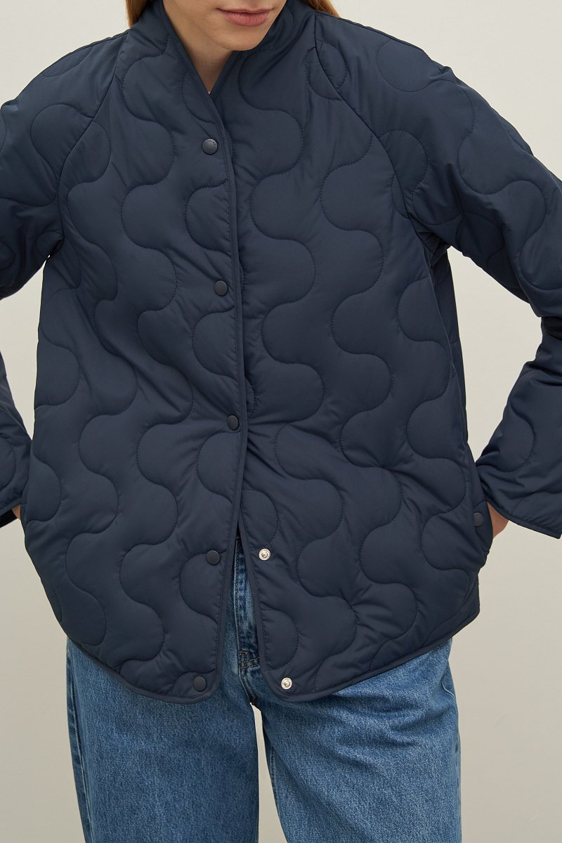 Куртка утепленная с воротником стойкой, Модель FAD110212, Фото №3