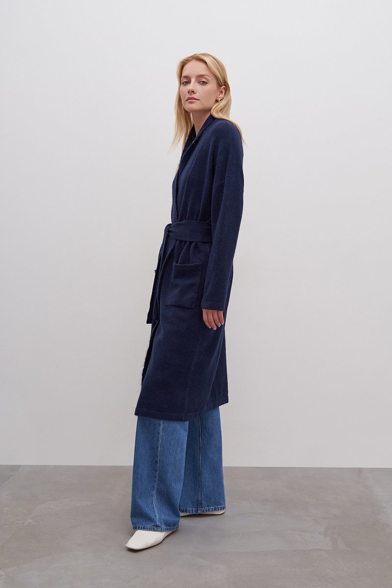 Трикотажное женское пальто, Модель FAD11104, Фото №3
