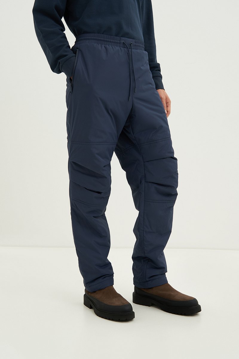 Утепленные мужские брюки свободного кроя, Модель FAD210101, Фото №3