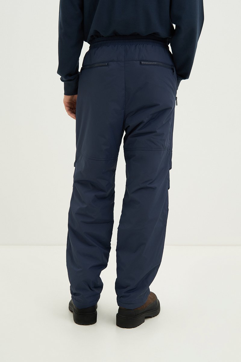 Утепленные мужские брюки свободного кроя, Модель FAD210101, Фото №4