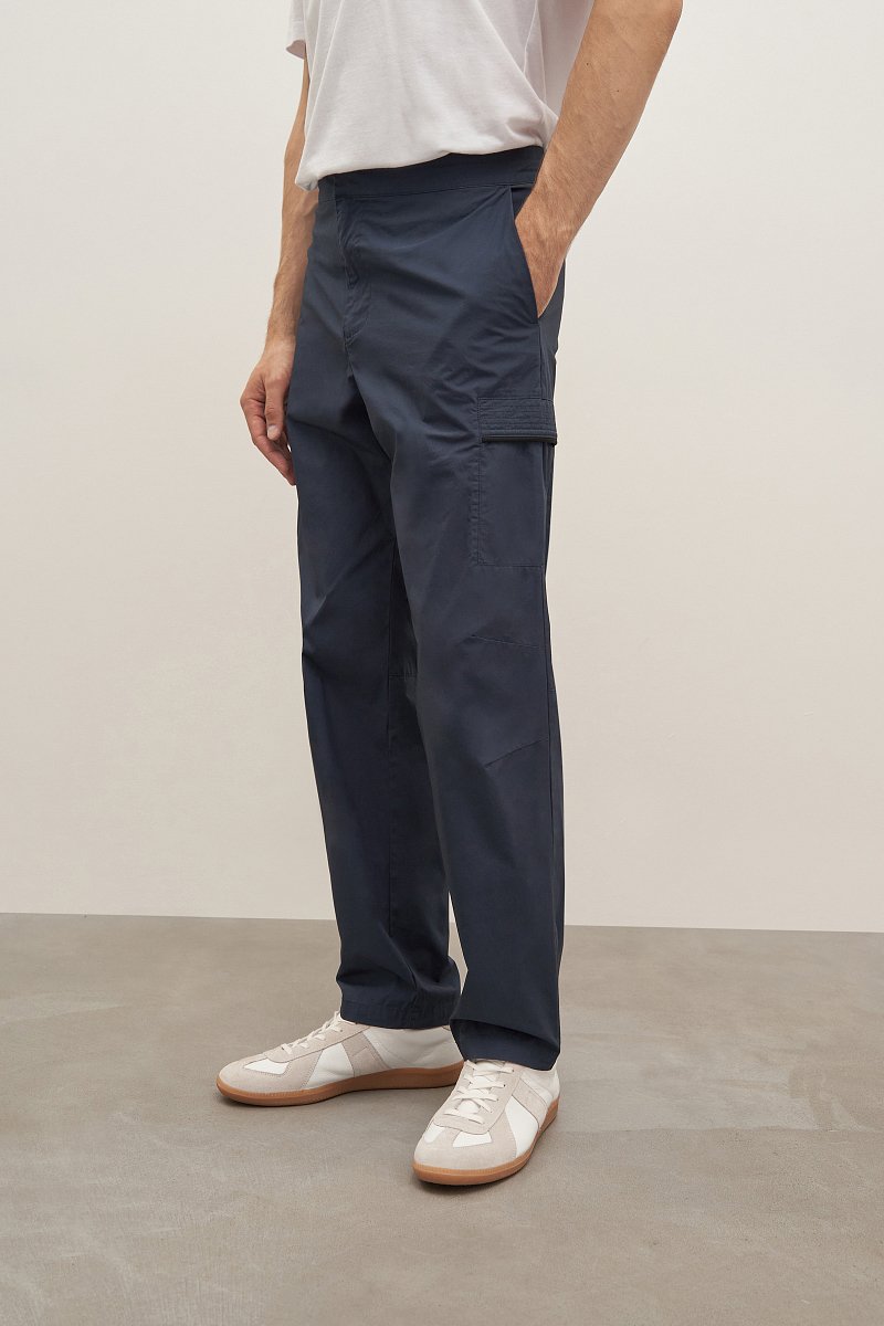Трикотажный мужские брюки из хлопка, Модель FAD21025, Фото №3