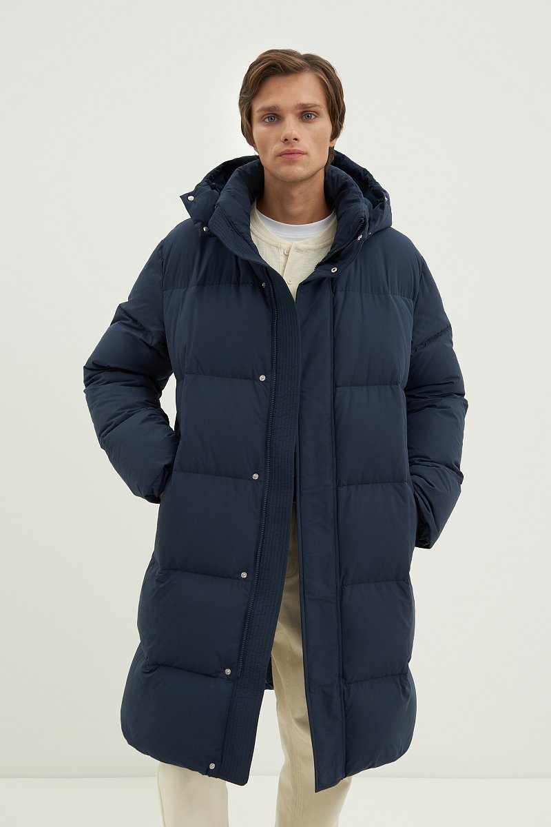 Утепленное мужское пальто, Модель FAD21042, Фото №1