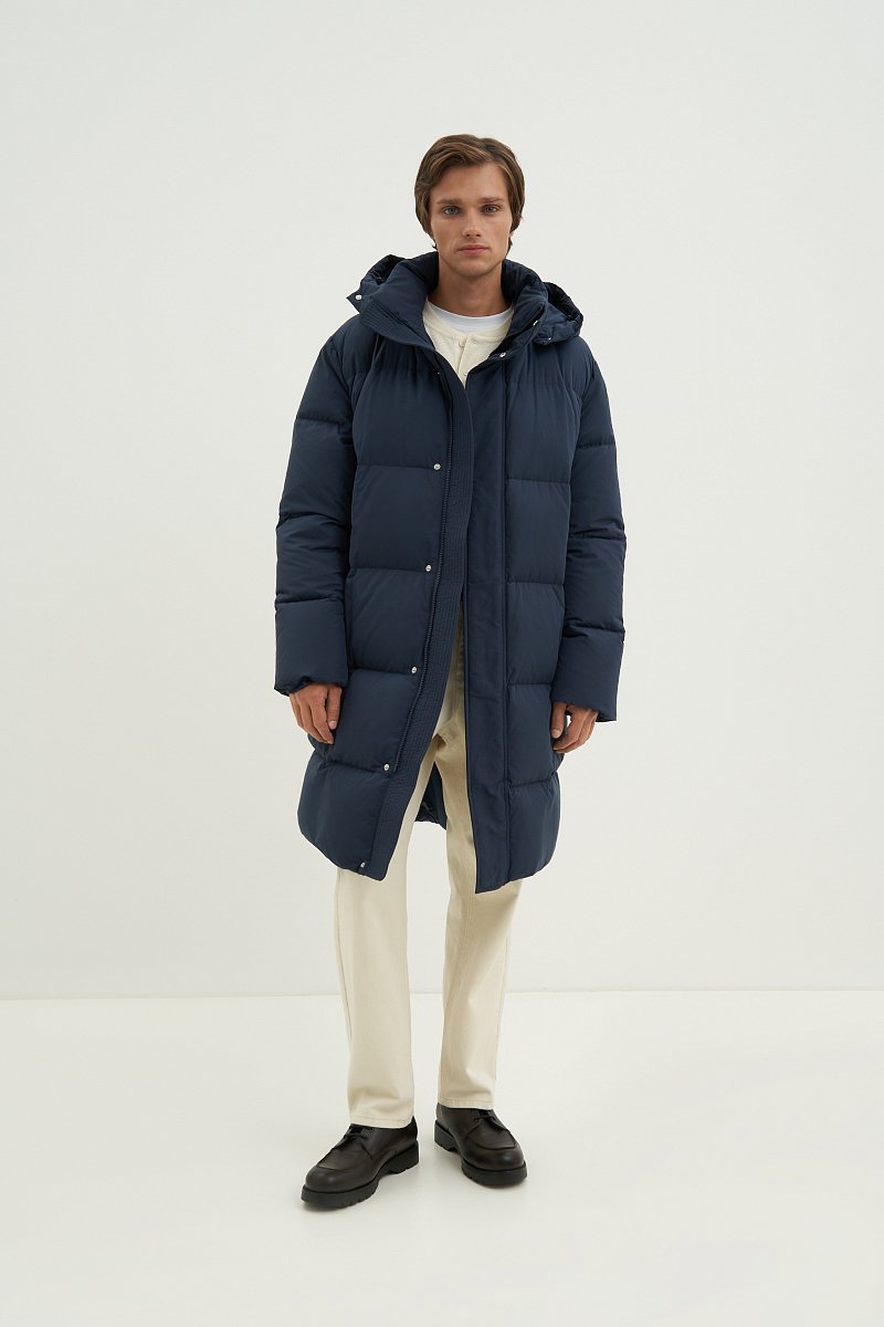 Утепленное мужское пальто, Модель FAD21042, Фото №2